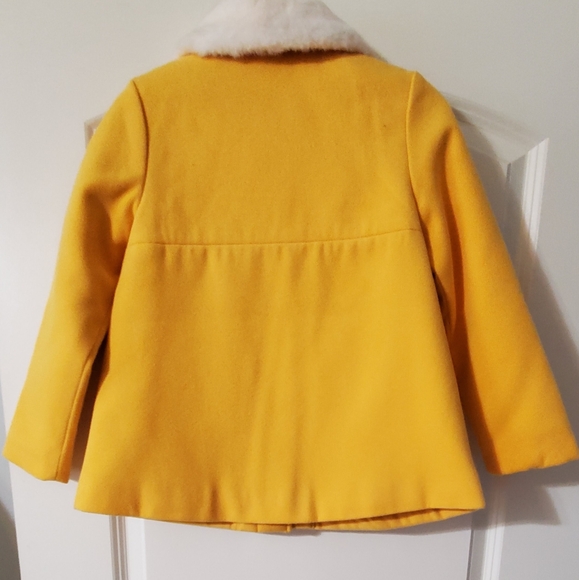 Cat and Jack girls gold color coat NWT - Picture 2 of 4